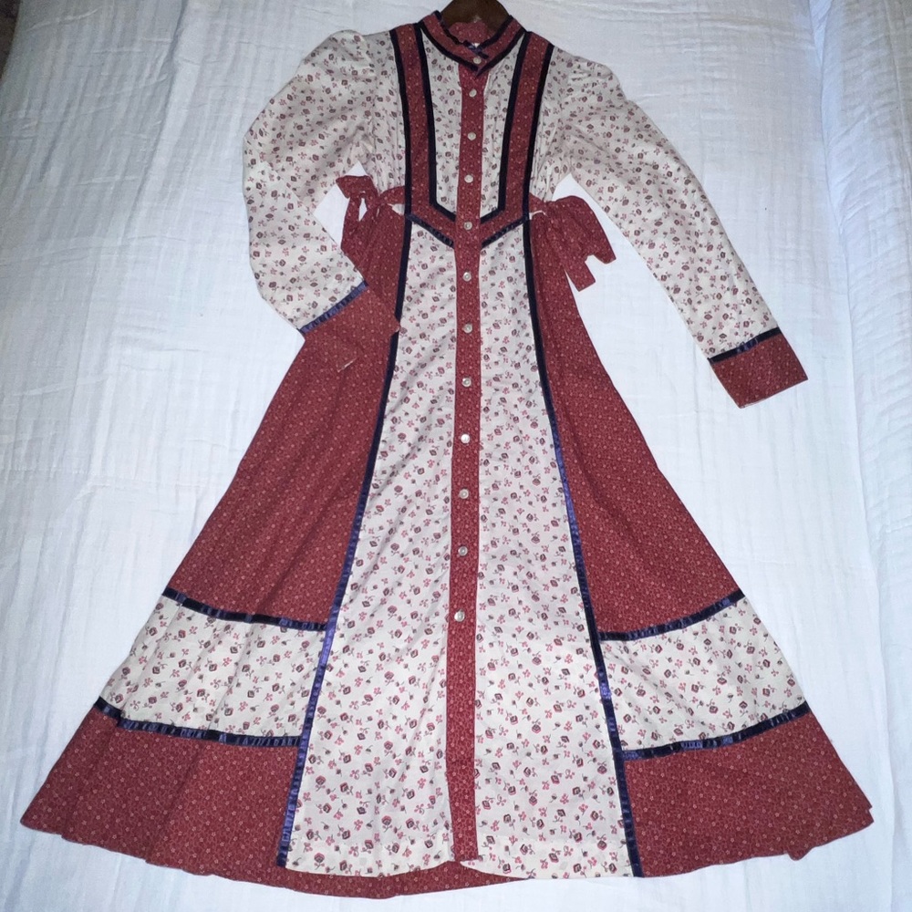 Vintage Gunne Sax Jessica McClintock Prairie Dress